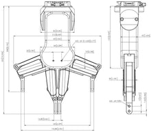 Load image into Gallery viewer, OnRobot - RG6 - Doigts Flexible - Force et position des doigts ajustables pour la manipulation de pièces | Toutes les dimensions et mesures