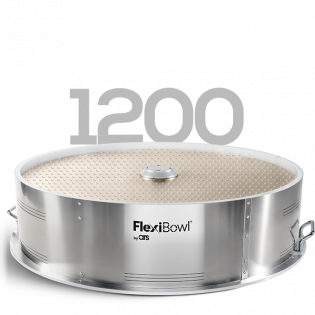 FlexiBowl 1200 C/CC, Universal parts feeder, Parts feeding with varied geometry, Robotic parts feeding, Compatible with industrial robots, Compatible with vision systems, Parts feeder 50 to 300 mm, Parts feeding up to 300 g, Replaces traditional feeding systems, Flexible parts feeding system, Part singulation, Robotic part picking, Simultaneous feeding, Modular feeding system, FlexiTrack, Productivity optimization, Parts circulation and recycling, Parts of various shapes and materials, Automated industrial 