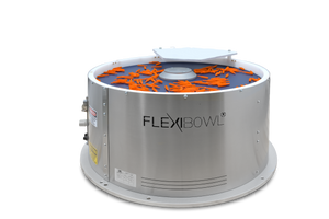 FlexiBowl®, Système d'alimentation de pièces flexible, Lignes de production automatisées, Robots industriels, Cobots, ARS S.r.l., Robot ABB, Robot Fanuc, Siemens PLC, Optimisation de l'alimentation des pièces, Prise des pièces par la pince, Amélioration des taux d'alimentation, Augmentation de la productivité, Réduction des temps de changement, Fonctionnement du système flexible, Générateur de pulsations, Mouvement rotatif, Stabilisation des pièces, Prise et dépose efficaces par robot, Communication robot, 