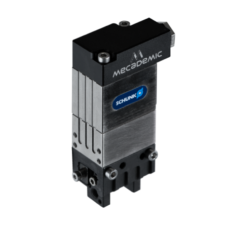 MECADEMIC_MEGP25E - Pince pneumatique Shunk pour robot industriel.  Spécifiquement développée pour le robot MECA500.