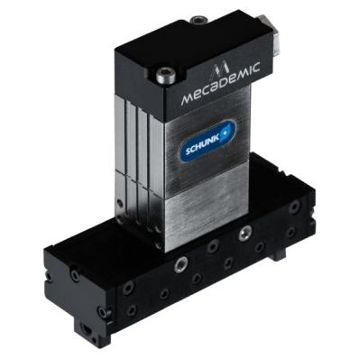 MECADEMIC | Basée sur l'architecture du  MEGP 25E, la MEGP 25LS se distingue par une course nettement plus grande et une ouverture des doigts dont la position peut être précisément contrôlée