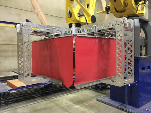 Unigripper | préhenseurs mousse et ventouse pour la robotique, cobotique et machine | S’adapte facilement à la forme et aux différents états de surface | Compatible avec surface partiellement ouverte | Palletisation et dépalletisation