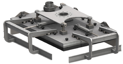 Le système de serrage latéral du LayerGripper Ed.02 de UniGripper offre une solution robuste et intelligente pour la palettisation et la dépalettisation de couches complètes ou partielles. Associé à la technologie de vide brevetée UniGripper, ce mécanisme garantit une prise stable et sécurisée, même sur des produits filmés, en carton ou en plastique, avec ou sans interstices.