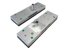 Load image into Gallery viewer, Basic Gripper @ Axysto | UniGripper Basic is a series of foam grippers with focus on cost effectiveness and simplicity.  UniGripper Basic is primarily intended for handling of low-porosity materials with high coverage of product. UniGripper Basic is based on a 120mm profile containing flow restriction valves. The foam pad is glues directly to the profile. On top of the profile various options for vacuum genaration can be mounted.
