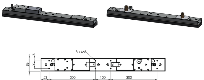 Unigripper_Standard Module system SMS 80-800 - caisson mousse
